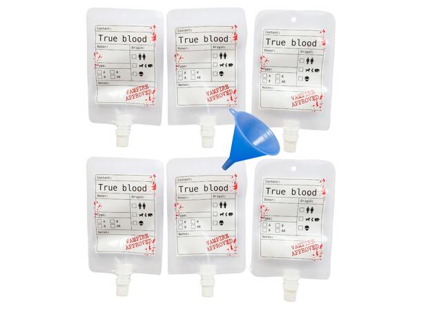 Blodposer uten innhold 6 pk - 150ml