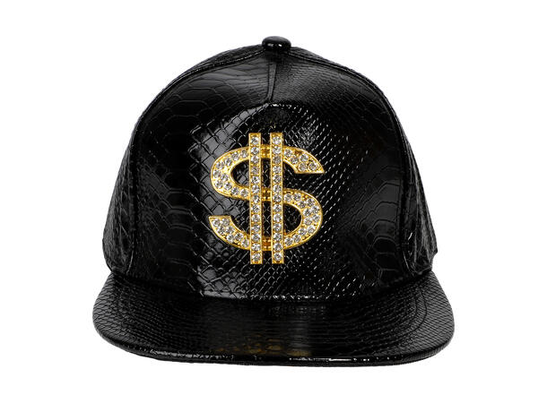 Caps med dollartegn - Sort 1 Caps til voksen - onesize