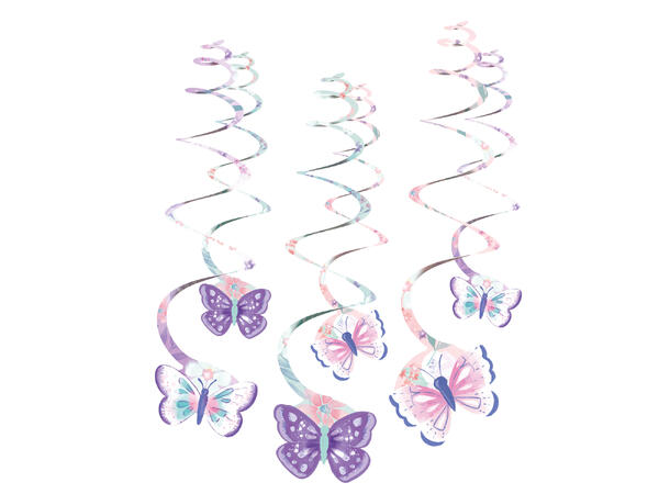 Flutter 6 Hengedekorasjoner - 61cm 