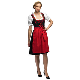 Oktoberfest kjole - Frau Fischer - Rød 1 Damekostyme - Str 40-42