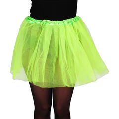 Tutu skjørt - Neon Grønn 1 Skjørt til voksen - Onesize