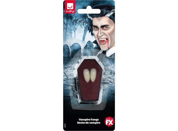 Hoggtenner - hvite 1 sett tenner i plast 