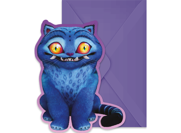 K-Pop Demon Hunters 6 FSC - Invitasjoner med konvolutt 