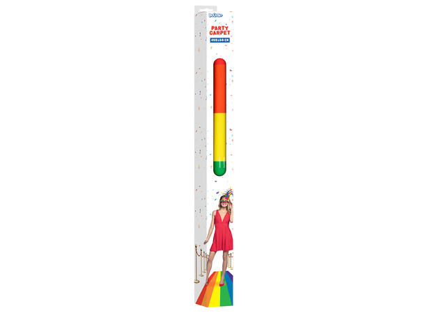 Regnbue Gulvløper 1 Løper i 100% Polypropylen- 450x60cm 
