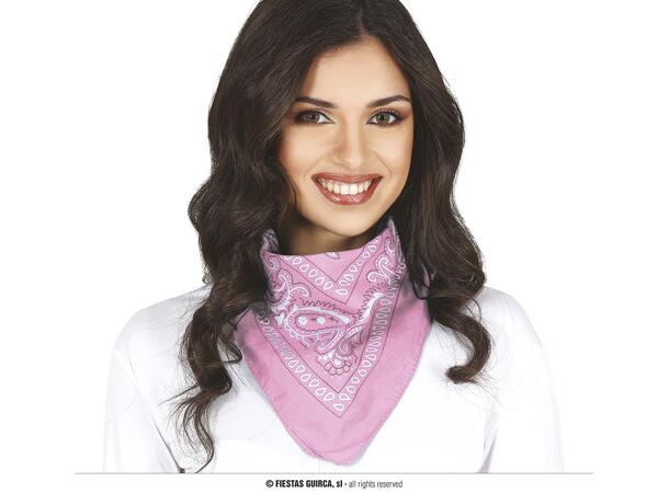 Denim halsskjerf - Rosa 1 Skjerf i polyester 