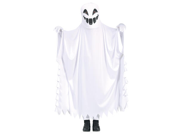 Spøkelse - Hvitt laken - Unisex 1 Kostyme til barn - 7-9 år (133 cm) 