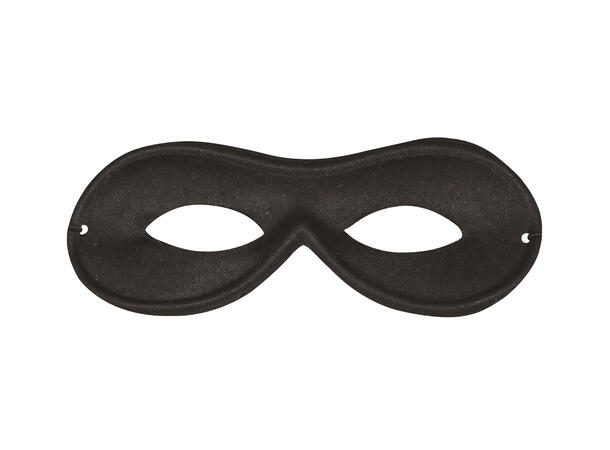 Øyemaske - Pierrot - Sort 1 Øyemaske i polyester 