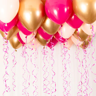 Ballongdekorkit - Premium Pink 1 Ballongdekorasjon av gummiballonger