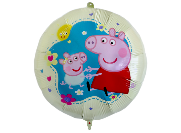 Peppa Pig Made With Love 1 Folieballong Rund - 46cm 