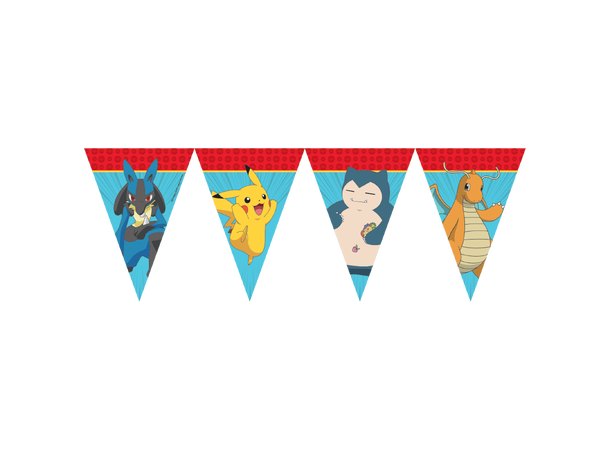 Pokemon 1 Flaggbanner (9 flagg)