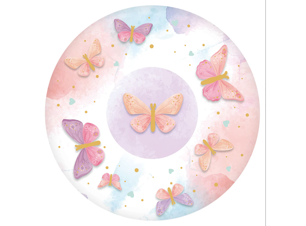 Sommerfugl pastel - Cupcakeformer 60 Cupcakeformer - 3,2x5cm 