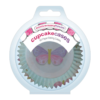 Sommerfugl pastel - Cupcakeformer 60 Cupcakeformer - 3,2x5cm
