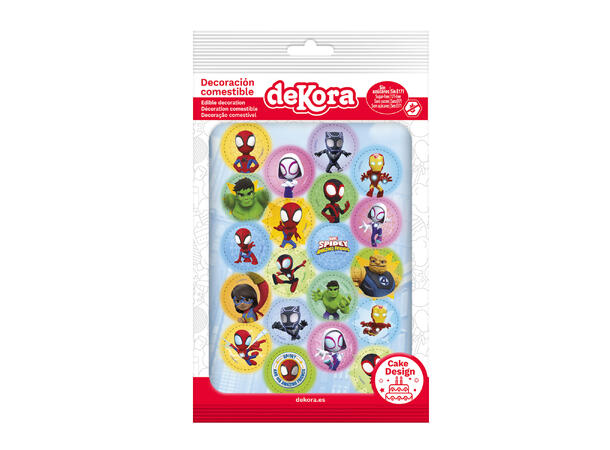 Spidey 1 Ark med spiselig kakedekor - sukkerfri 