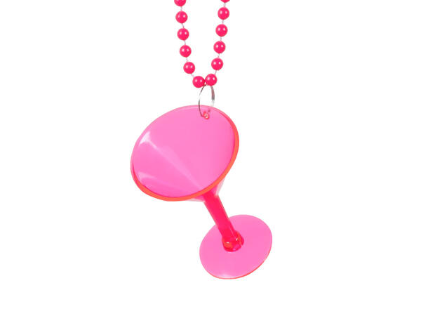 UV Shotteglass med kjede - Cocktail 3 Shotglass i kjede - 3 farger 