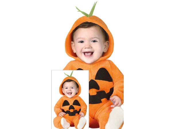 Baby Gresskar - Oransje 1 Babykostyme - Str 18-24 Mnd 