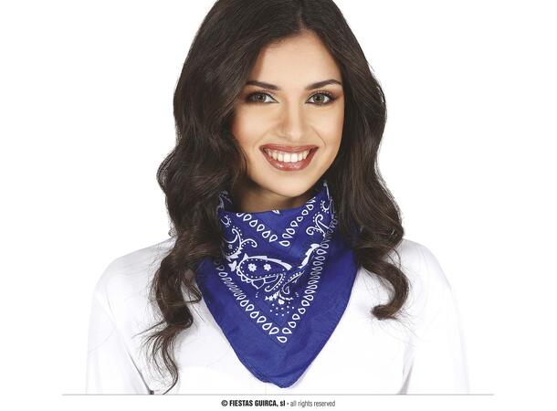 Denim halsskjerf/bandana - Blå 1 Skjerf i polyester 