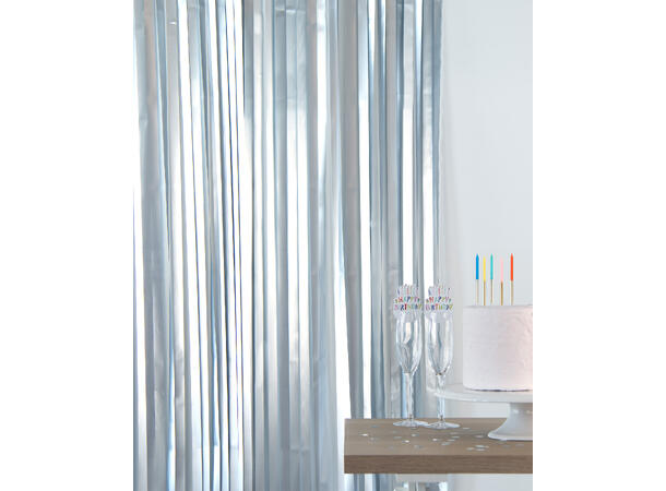Dørgardin - Frynset - Matt Gull 1 Frynsegardin - (2,5cm remser)- 1x2m