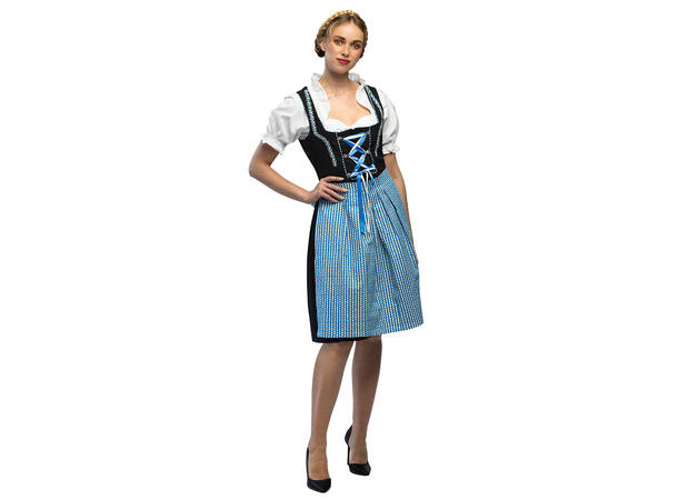 Oktoberfest kjole - Frau Fischer - Blå 1 Damekostyme - Str 36-38 