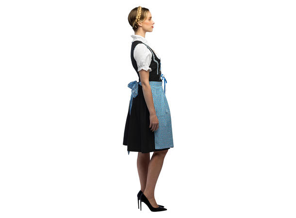 Oktoberfest kjole - Frau Fischer - Blå 1 Damekostyme - Str 36-38 