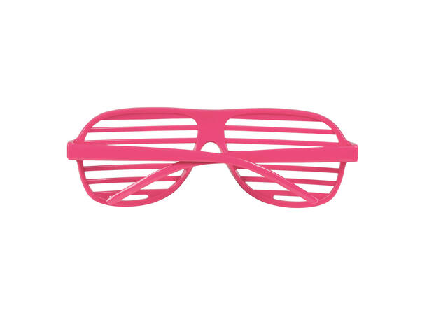 Sjalusibriller - Neon assortert 1 Par briller i plast 