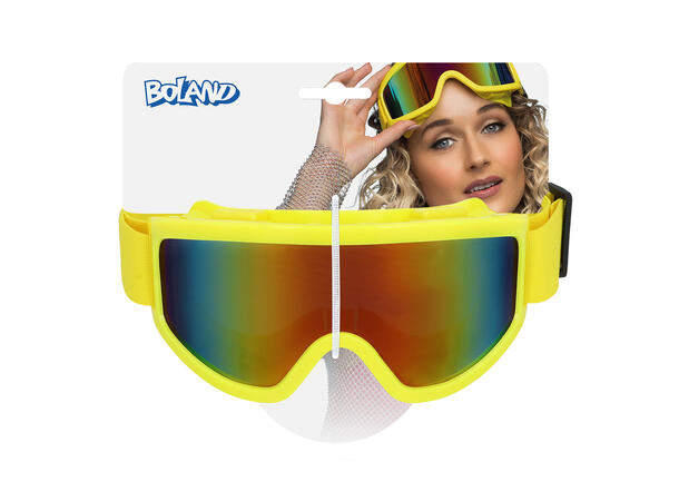 Skibriller - Neon UV - 4 farger Ass 1 Par skibriller i plast 