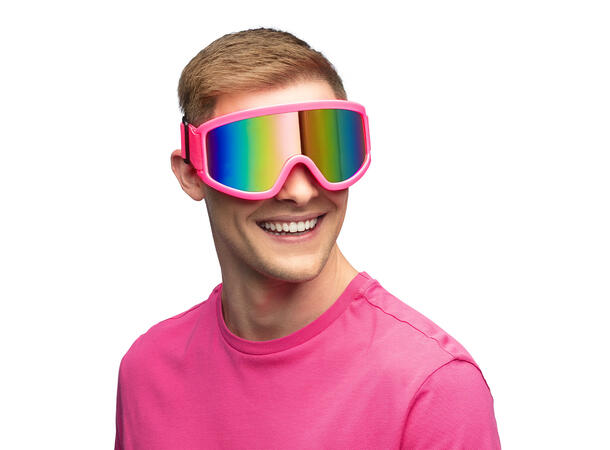 Skibriller - Neon UV - 4 farger Ass 1 Par skibriller i plast 