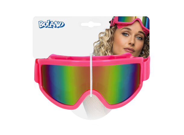 Skibriller - Neon UV - 4 farger Ass 1 Par skibriller i plast 