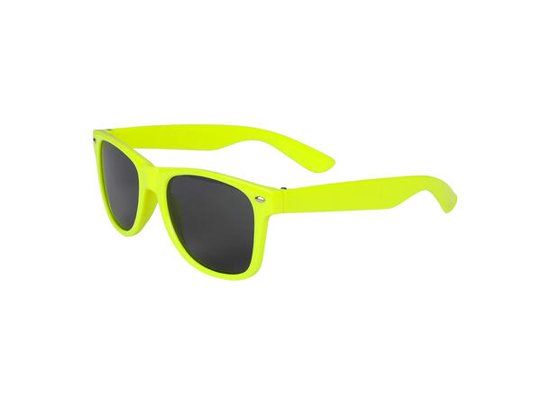 Solbriller - Neon Gul 1 par briller i plast