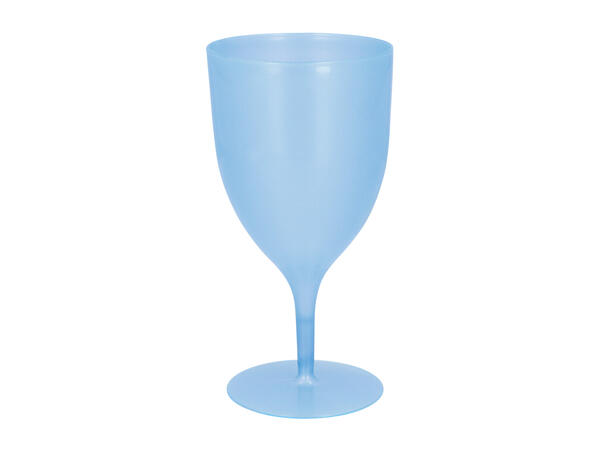Vinglass i neonfarger - 5 farger ass 10  Vinglass i plast - 3,5dl 
