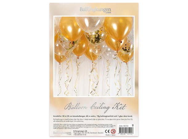Ballongdekorkit - Cheers 1 Ballongdekorasjon av gummiballonger 