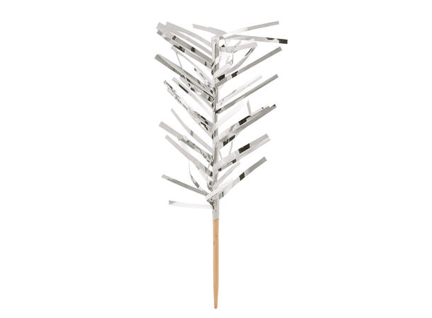 Coctailpinner - Sølv frynser 20 Cocktailpinner - 10cm 