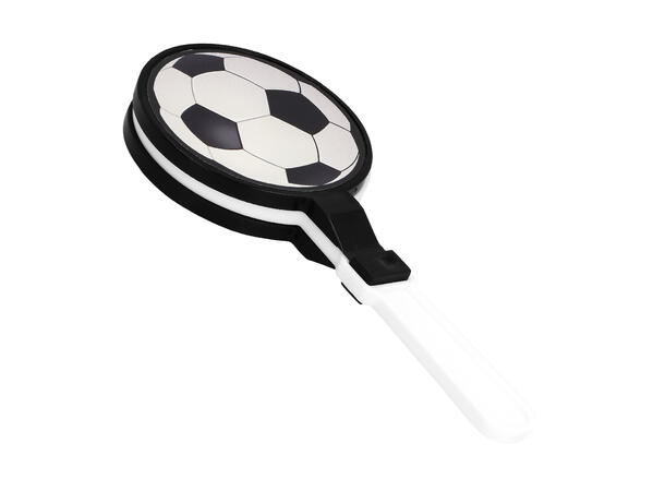 Fotball håndklapper 6 Håndklappere i plast - 9,5x4,8cm 