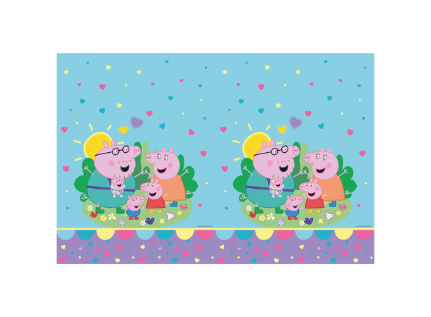 Peppa Pig Made With Love 1 Plastduk - 120x180cm 