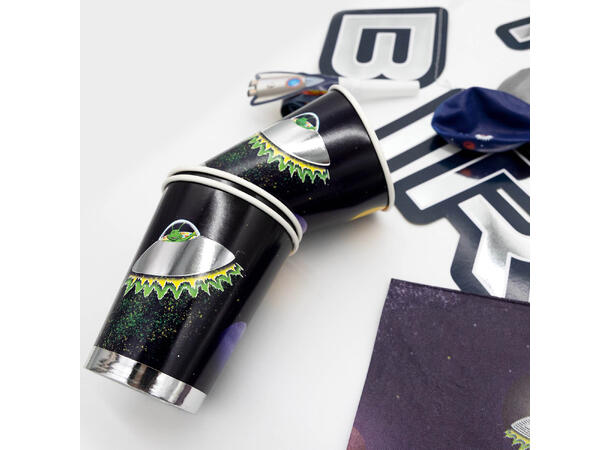 Space Party 8 Kopper i papp - 2,5dl 