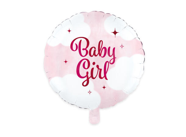 Baby Girl 1 Folieballong - 43cm (18") 