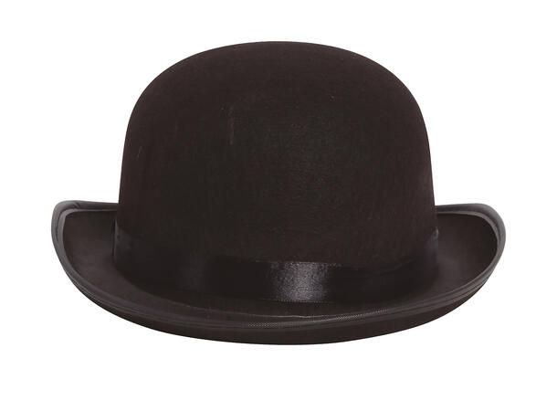 Bowlerhatt - Sort 1 Hatt i filt til mann - Onesize 