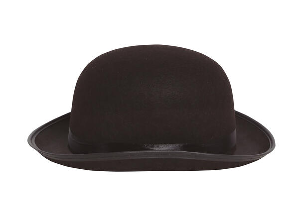 Bowlerhatt - Sort 1 Hatt i filt til mann - Onesize 