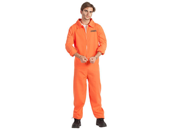 Fangedrakt - Peter - Oransje 1 Herrekostyme - Str M/L 