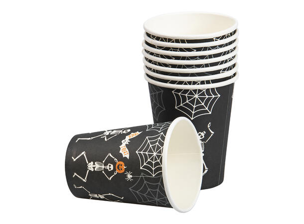 Skjelett 8 Kopper i papp FSC - 2,5dl 