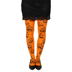 Strømpebukse - Gresskar 1 Strømpebukse til voksen - onesize