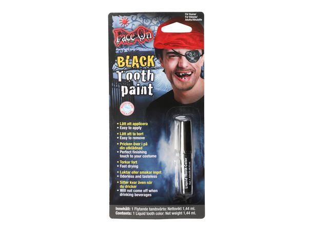 Tannmaling - Sort 1 beholder med tannmaling - 1,44ml
