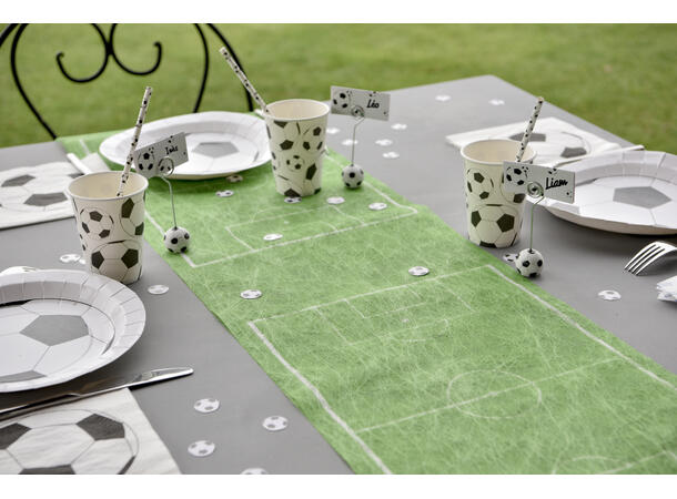 Fotballbane Bordløper 1 Løper i ployester - 30cm x 5m 