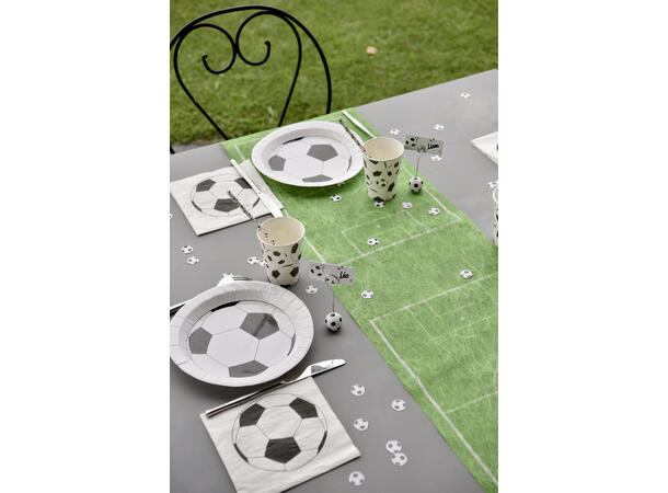 Fotballbane Bordløper 1 Løper i ployester - 30cm x 5m 