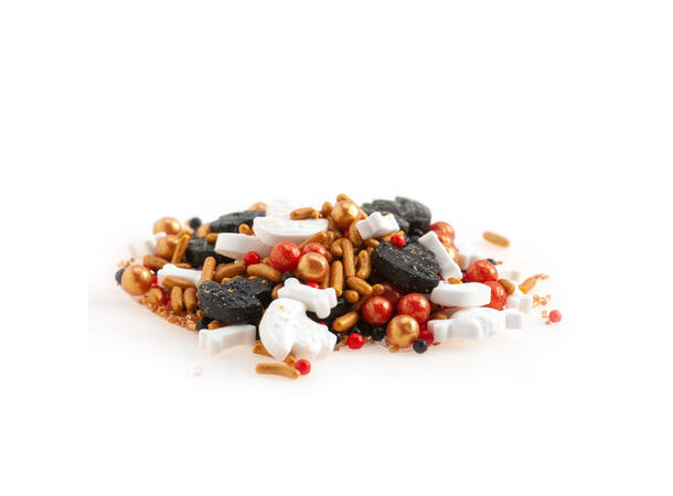 Kakestrøssel - Pirat - 3 varianter 1 Pakke med 3 poser kakepynt - 70g 