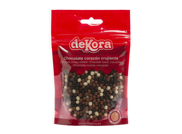 Kakestrøssel - Sjokoladekuler div farger 1 Pose med kakepynt - 70g 