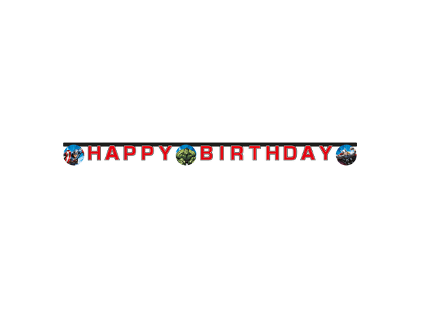 Avengers Evergreen 1 FSC - "Happy Birthday" - Leddbanner