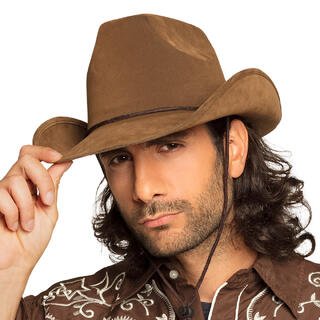 Cowboyhatt - Utah - Brun 1 Hatt til voksen - Onesize