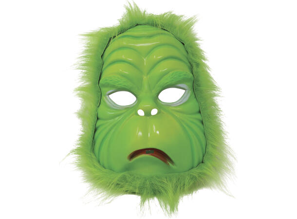 Grønn maske m/hår - Grinch 1 Maske i PVC 
