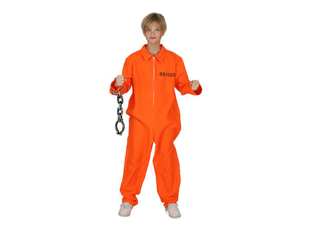 Kostyme Amerikansk Fange - Oransje 1 Kostyme  JR- str 158-164 