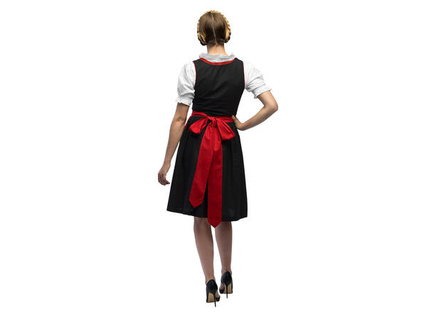 Oktoberfest kjole - Frau Fischer - Rød 1 Damekostyme - Str 36-38 
